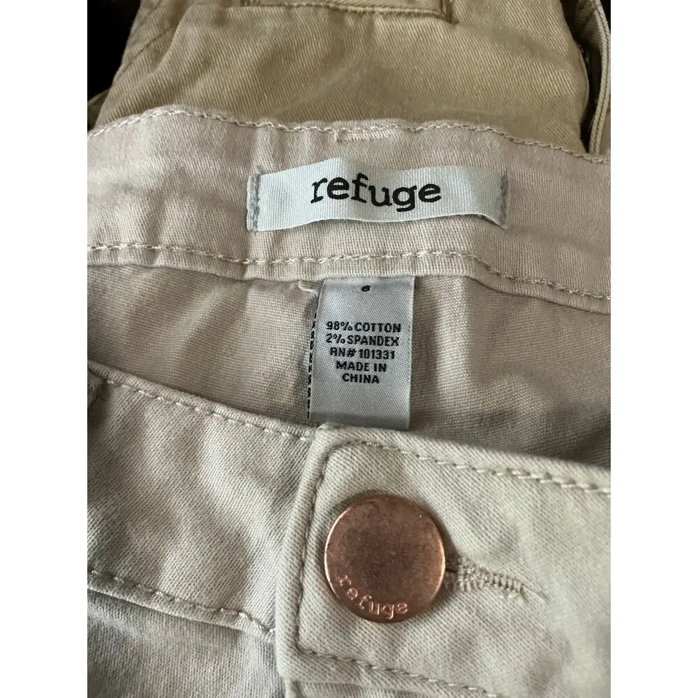 Refuge size 6 girls pants beige